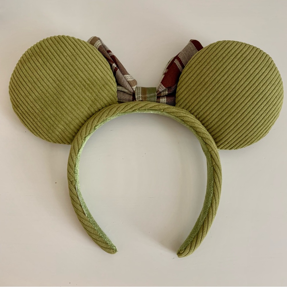 Disney Minnie Mouse Pear Plaid Ears - Picture 2 of 4